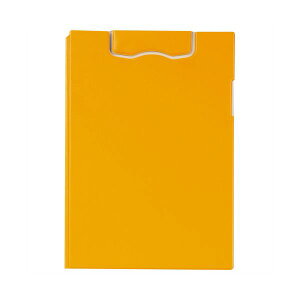 (まとめ) ライオン事務器マグネットホルダー(レオグリップ) 2つ折り式 A4タテ イエロー No.300MG 1枚 【×10セット】 黄 書類をピタッとはさんで、スマートに整理 収納 マグネット式2つ折りホル