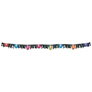 SUNSTAR String of Lights-Glitter Skulls�i���C�g�A�b�v�O���b�^�[�X�J���j �P���X�J���̌��̗�A����ʂ閣�f�̃X�J�����C�g