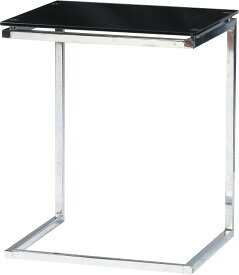 単品 サイドテーブル エンドテーブル コーナーテーブル 小型 脇台 机 ブラック 黒