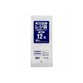 （まとめ）ジョインテックス レジ袋(省資源タイプ)No.12 100枚 B712J【×40セット】 環境に優しい 便利なチャック付きポリ袋 事務用途に最適 ジョインテックスの省資源タイプレジ袋No.12 100枚入りの大容量 大型 40セットでお得