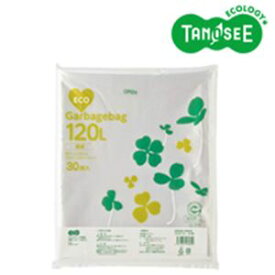 （まとめ）TANOSEE ポリエチレン収集袋 透明 120L 30枚入×6パック 透明なる収集袋、大容量 大型 120L×30枚×6パック TANOSEEが贈る、使い勝手抜群のポリエチレン収集袋