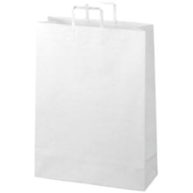 ジョインテックス 手提袋 平紐 白 特大 300枚 B294JW6 ビジネスに最適 大容量 大型 で便利な白い手提げ袋300枚セット オフィス 事務用 用品や包装に最適なジョインテックスの特大サイズ平紐バッグ