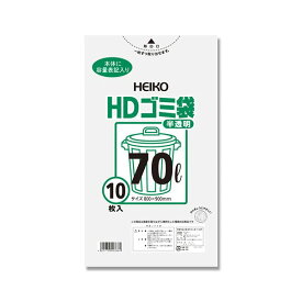 シモジマ HEIKO ゴミ袋 HD#02 半透明 70L #006603901 1セット(200枚:10枚×20パック) 透明なる守り手、HEIKO HD#02 大容量 大型 70Lで200枚のゴミ袋があなたの生活をサポート 清潔で半透明な素材が、快適なゴミ処理を実現 使い勝手抜群の10枚×20パックで、便利さも倍増 シ