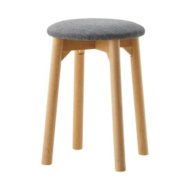 (まとめ）YAMAZEN 天然木 木製 スツール イス バーチェア 椅子 カウンターチェア グレー SWT-01（GY） 1台【×2セット】 穏やかな風合いの自然木脚スツール イス バーチェア 椅子 カウンターチェア (まとめ）YAMAZEN ナチュラルウッドスツール グレー SWT-01（GY） 1台【×