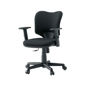 プラス 事務イス（オフィス チェア (イス 椅子) /OAチェア 事務用 椅子 ） プロップ肘付 KD-A92SL BK 可愛らしさと機能性を兼ね備えたコンパクトなオフィス 事務用 チェア (イス 椅子) 快適なサポートと効率向上の理想的なパートナー