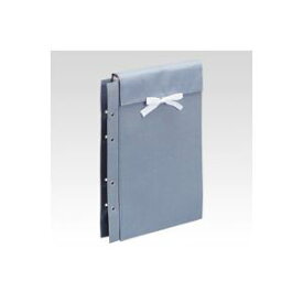 （まとめ） ファイル 布製図面袋 ひも式 ZN-L05C ライトブルー 1冊入 【×5セット】 青 高い耐久性 頑丈 な布で守る 図面をまとめる布製ファイル袋 ひもでしっかりと封じる ライトブルーのZN-L05C、1冊入りを5セット 青