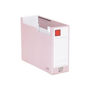 使いやすい紙製ボックスファイル 事務仕事に最適 業務用100セット キングジムのGボックス ファイルボックス A4サイズで横型 段ボール製で整理 収納 幅100mm 鮮やかな赤色で4033