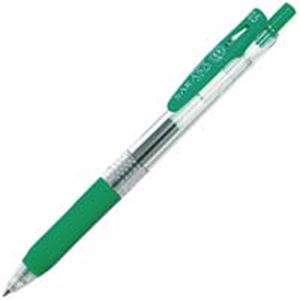 便利な挟み式ゲルボールペン 事務用品や業務に最適 緑の0.5mmゲルインクでサラサクリップ 500セットでお得 書き心地抜群のZEBRA製JJ15-G