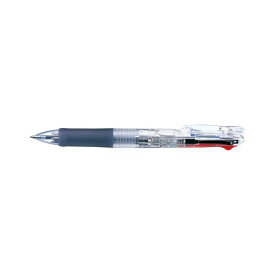 （まとめ） ゼブラ クリップオンG 4色ボールペン 0.7mm 透明 【×20セット】 便利なクリップとペン先整理 収納 ボタンを備えた、使いやすい4色ボールペン 滑らかな書き味でスタイリッシュな印象を与えます 仕事や学校でのメモや書類整理に最適 20セットでお得にご提供 手軽
