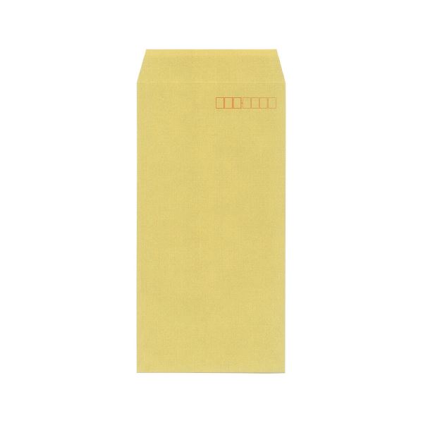 （まとめ）今村紙工 地紋入クラフト封筒 長3 100枚テープ付（×50セット）のサムネイル