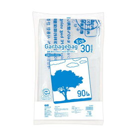 （まとめ）TANOSEE リサイクルポリ袋（エコデザイン）透明 90L 1パック（30枚）【×5セット】 再生プラスチックの透明な大容量 大型 袋 環境にエコデザインで、使い捨てるのはもう終わり TANOSEE リサイクルポリ袋（エコデザイン）90L 1パック（30枚）×5セット
