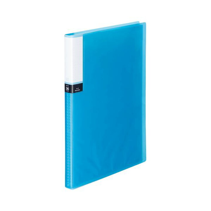 まとめ TANOSEE クリアブック 10冊 36ポケット 1セット 透明表紙 背幅20mm ピンク A4タテ