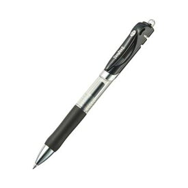 （まとめ）TANOSEE ノック式ゲルインクボールペン 0.5mm 黒 1セット（10本）【×20セット】 鮮やかな色彩、快適な握り心地 進化したノック式ゲルインクボールペンが登場 黒いインクで書く喜びを倍増させる1セット（10本）×20セット