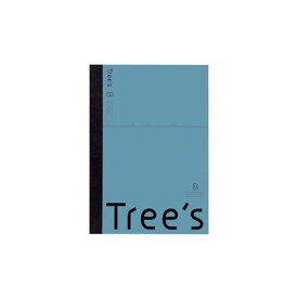 （まとめ）キョクトウ・アソシエイツ Trees A5 B罫 30枚 ブルーグレー【×50セット】 青 青いグレーの魅力が溢れる A5サイズのB罫ノート30枚セット、50セットまとめ買い お徳用 青