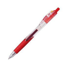 (まとめ) ゼブラ 油性ボールペン スラリ 1.0mm 赤 BNB11-R 1本 【×100セット】