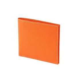 FRUH（フリュー） 日本製 国産 極薄 2つ折り スマートウォレット GL012L-OR オレンジ 日本製 国産 の極薄な2つ折りスマートウォレット、鮮やかなオレンジ色でスタイリッシュなデザインと機能性が融合し、スマートなライフスタイルを演出します