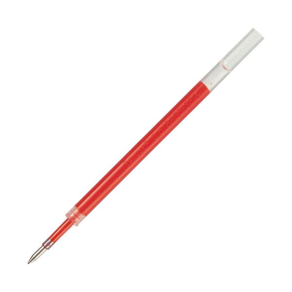 （まとめ）TANOSEE ノック式ゲルインクボールペン替芯 0.5mm 赤 1パック（5本）【×20セット】：株式会社夢の小屋