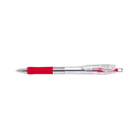 （まとめ） ゼブラ タプリクリップボールペン 0.5mm 赤 【×50セット】 40%増量のインク容量で、選べるボール径 ゼブラ タプリクリップボールペン 0.5mm 赤が50セットでお得