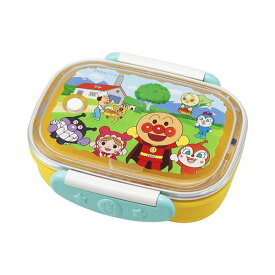 【アンパンマン】 子供用 お弁当箱/ランチボックス 【イエロー 280ml ロック式】 弁当 電子レンジ 食洗機 日本製 国産 キッズ レック 黄 可愛らしい子供用ランチボックス 食器洗浄機対応 電子レンジもOK 日本製 国産 の安心 安全 品質 アンパンマンの仲間たちがお弁当を守