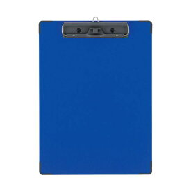コクヨ 用箋挟B（クロス貼り）カラーA4タテ 青 ヨハ-C28B 1セット（10枚） 高い耐久性 頑丈 な素材で、書類が滑り落ちずにペンも整理 収納 できる 青いA4サイズのクリップファイル、10枚セット
