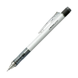 （まとめ） トンボ鉛筆 シャープペンシルモノグラフネオン 0.5mm （軸色：ホワイト） DPA-134A 1本 【×10セット】 白 簡単操作で芯が出る モノ消しゴム内蔵の驚きのフレノック機構 トンボ鉛筆の0.5mmシャープペンシルモノグラフネオン 軸色はホワイト 便利な1本を10セット