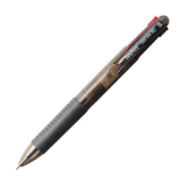 品質を保証 (まとめ) TANOSEEノック式ゲルインク3色ボールペン （軸色