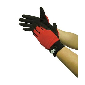 (まとめ) ユニワールド WORKS HOMME 人工皮革手袋 背抜き レッド M 3750-RD-M 1双 【×3セット】 赤 通気性と保湿性に優れた人工皮革手袋 マイクロファイバー 最高の手触り 素材で手肌を守る 背抜きデザインで快適な着用感 レッドカラーがスタイリッシュ 1セットで3双のお