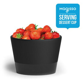 北欧雑貨 magisso クーリング・サービングカップ ブラック 19cm Dessert Cup おしゃれ 人気