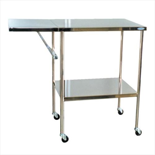 便利な折り畳みテーブルが付いた器械台です スギモト ステンレス製 折りたたみテーブル付器械台 abt-1050287 APIs OA-30 ラッピング無料 セットアップ