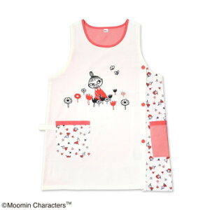 MOOMIN ムーミン エプロン サーモンピンク&アイボリー ST-IM0059