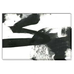 �A�[�g�p�l�� Black and white paint stroke texture IAP-52780