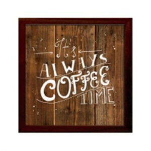 SIGN FRAME ALWAYS COFFE TIME �A�[�g�p�l�� ZSF-52364