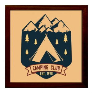 Sign Frame Camping Club �A�[�g�p�l�� ZSF-53022
