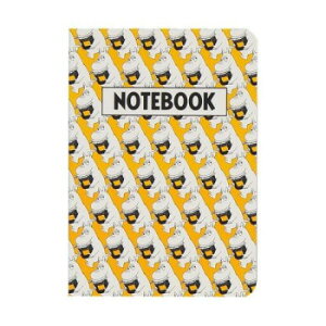 MOOMIN ���[�~�� Pop Art notebook �m�[�g A6 yellow AGN050040