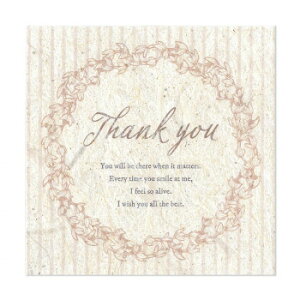 �J�U�� �\���y�[�p�[���b�Z�[�W�J�[�h 100�p THANK YOU �s���N 36P101P0301