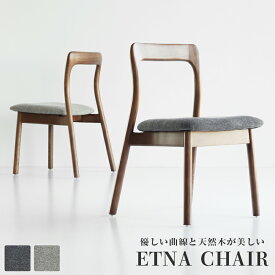 ダイニングチェア エトナ チェア (2脚セット) 椅子 イス 木製チェア Etna Chair おしゃれ 人気 (ic-etc-3588)