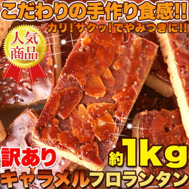 こだわりの手作り食感!!リニューアル☆訳あり キャラメルフロランタン1kg