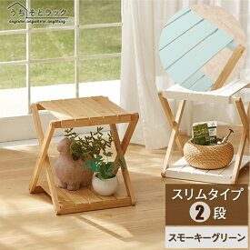 マルチラック オープンラック フリーラック シェルフ ラック 折りたたみ クローゼット キッチン 押入れ キャンプ ガーデニング 本棚 子供部屋 ランドセル コンパクト 家具 ディスプレイ ホワイト スリム 2段