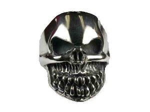 スカルリング ドクロリング 京 屍 骸2( キョウシガイ )シルバーリング ドクロ 髑髏リング 男性用リング メンズリング ハンドメイド 日本製 ブランド<銀燭><送料無料>