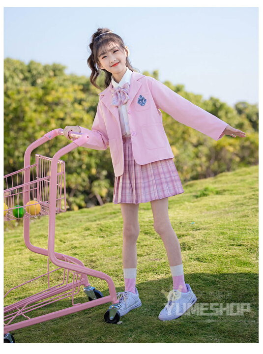 楽天市場】入学式 女の子 ピンク スーツ JK制服 入学式 スーツ 女の子  