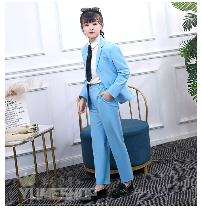 楽天市場】4点セット 子供 フォーマル スーツ 女の子 子供服 卒業式140  