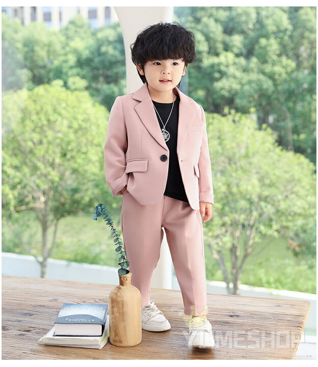 楽天市場】4点セット 子供服 フォーマル スーツ 男の子 子供 スーツ  