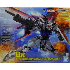 【中古】一番くじ 機動戦士ガンダム ガンプラ2023 B賞 MG 1/100 エールストライクガンダム Ver. RM ソリッドクリア [併売:171M]【赤道店】