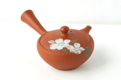 【送料無料】『おくりもの』ミニミニ急須わっぱ茶器揃え椿柄