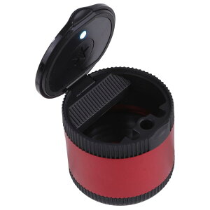 ルボナリエ 車用灰皿 LEDライト付き 臭い漏れ防止 車の灰皿 レッド