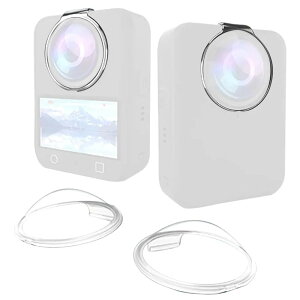 ���{�i���G DJI Osmo360 �Ή� �����Y�J�o�[ �J���� �����Y�ی�J�o�[ 2���Z�b�g �N���A