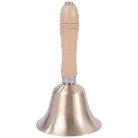 ベル ハンドベル 鐘 大当たり ディナーベル 呼び鈴 卓上タイプ 耐久性抜群 手振り式 抽選会 高さ 15cm ブロンズ
