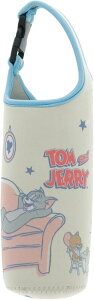 【送料無料 期間限定価格!】トムとジェリー 水筒カバー ペットボトルカバー ボトルカバー 水筒ケース 500ml 水筒ホルダー 保冷 保温 バックル付き 子供 大人 学生 園児