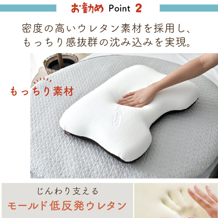 楽天市場】整体師が勧める 肩までフィット枕 40×55cm じんわり 低反発 