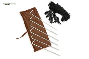 DDnbN DD Pegs + Guy Lines x 6@DD^[vp ֗ȗ\̃yOƃKCCZbg 